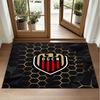 OGC Nice FC Design Crystal Velvet Rug Soft Decorative Mat for Bedroom Entrance