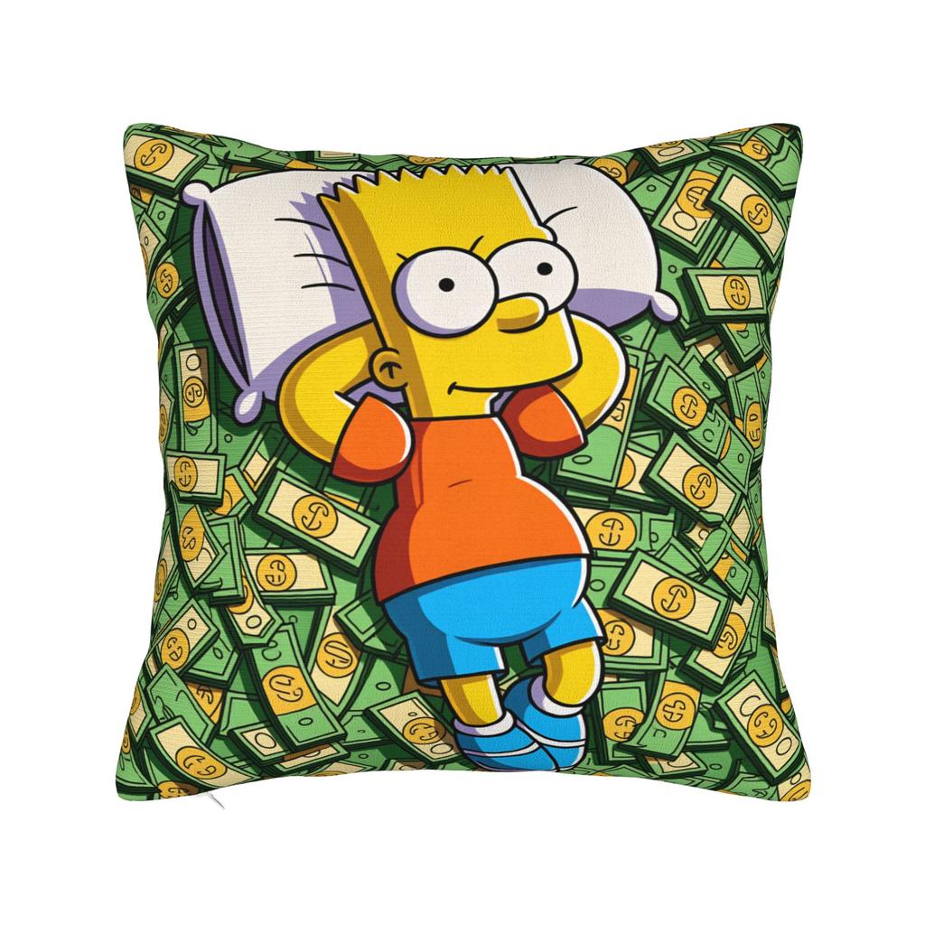 Marge SSimpsons Head Repeat Pattern Pillow Cover Funny Pillow Case For Sofa Home Decor Soft Pillowcases Gift Idea