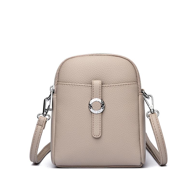 

Small-scale, Low-end Luxury Handbag - Simple Women s Mobile Phone and Change Purse - Shell Bag