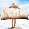 Microfiber Beach Towels Quick Drying Towels,Ink Painting Style Absorbent Sand Free Swim Pool Pool Towels Blanket for Camping