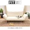 Cellutane Sofa Cover, Wa-Raku No Goku, 2-Seater, Denim-Style Ash Gray, D01f-606GRY