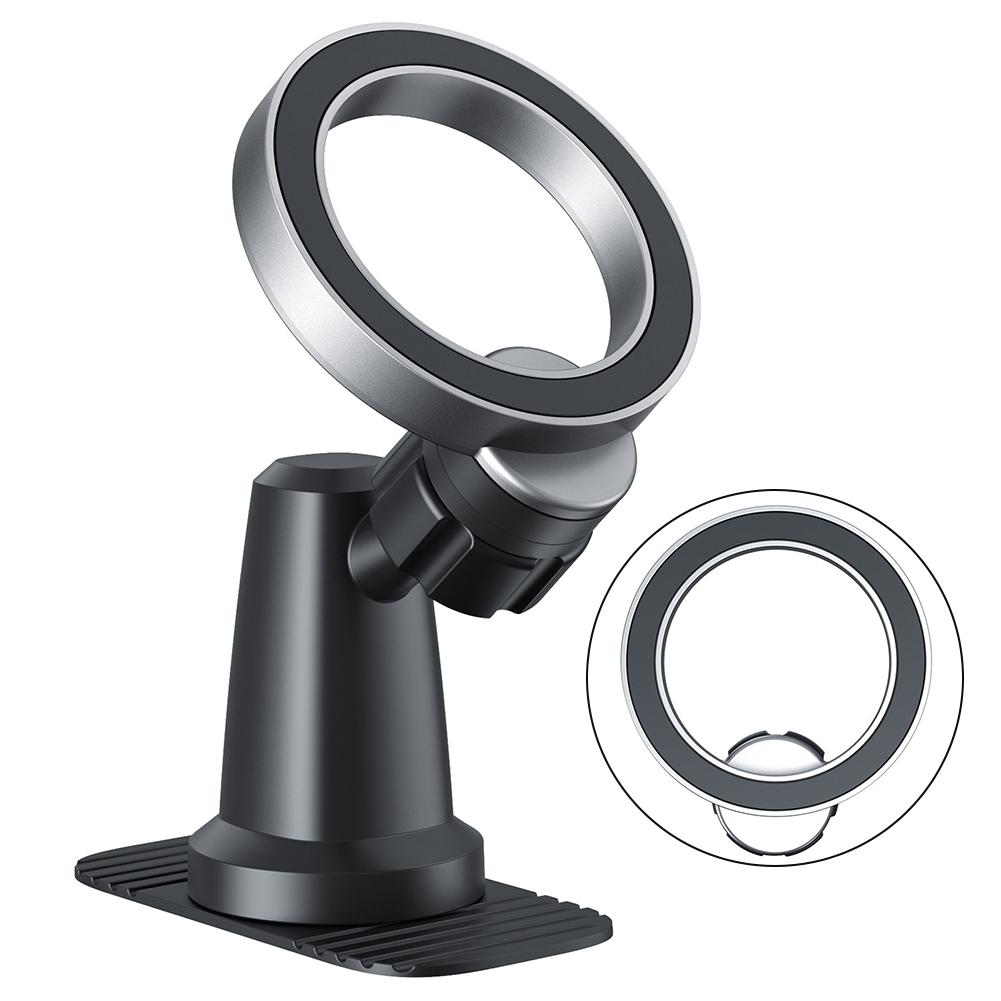 Car Dashboard Holder 360 Degree Rotating Holder Aluminum Alloy Material Easy Access Function Multi-Surface Compatibility