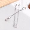 3PCS Safe 20cm Safety Security Cable Wire Stainless Steel Sliver Stage Lights Rope Double Loop Daily