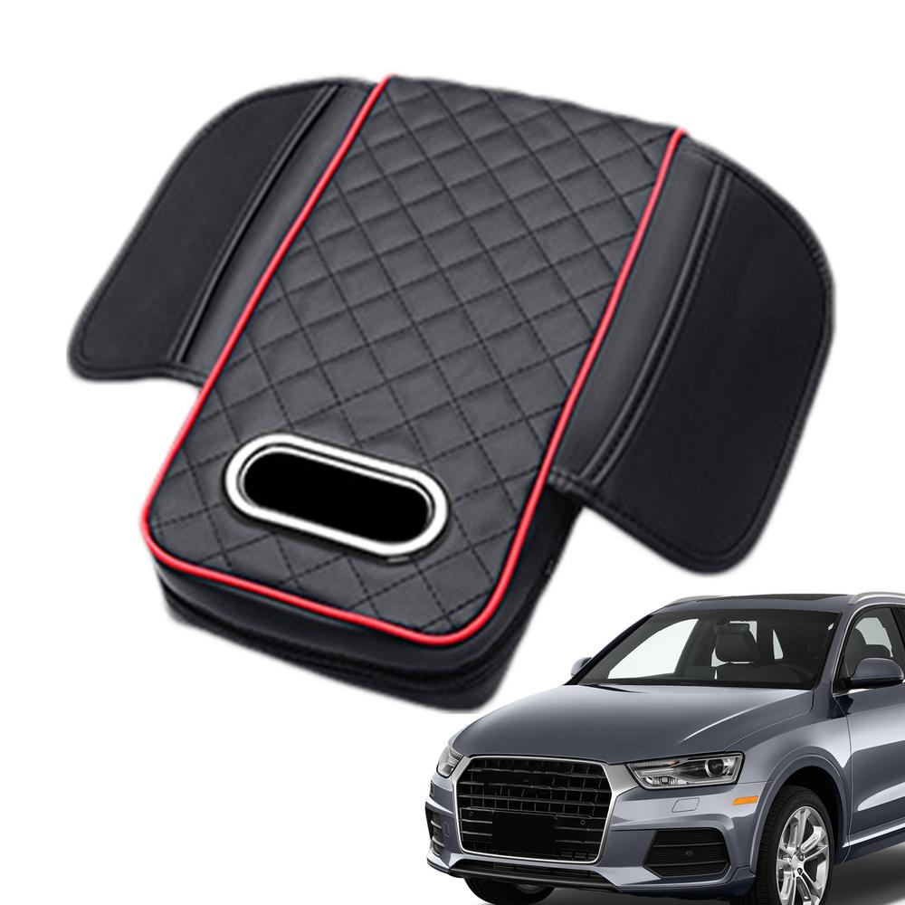 Arm Rest Cover For Car Automotive Interior Accessories With Tissue Box Slot Car Armrest Storage Box For SUV RV Truck Sedan