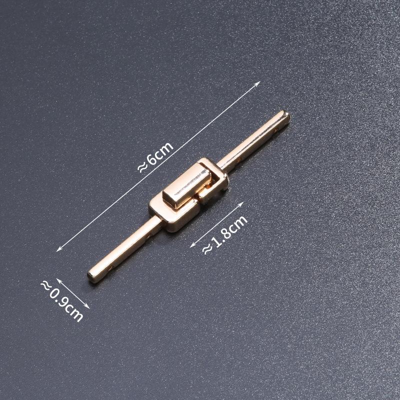 Disc Buckle One-Word Buckle, Retro Chinese Style Tang Suit Hanfu Zhongshan Suit Metal Pair Buckle Chinese Button