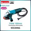 Makita 9553HNG 100mm 710W Angle Grinder with Front Switch CN Plug (adapter Included)
