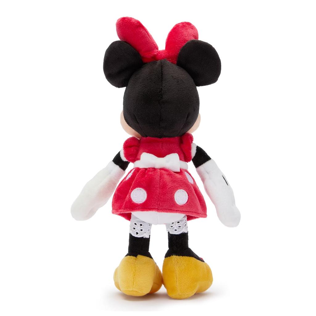 Disney Minnie Mouse Plush Toy - Red - Mini Beanbag - 9 1/2 Inches