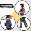 1/64 Scale Walking Girl Model Resin Toy Realistic Collectible Tiny People for Micro