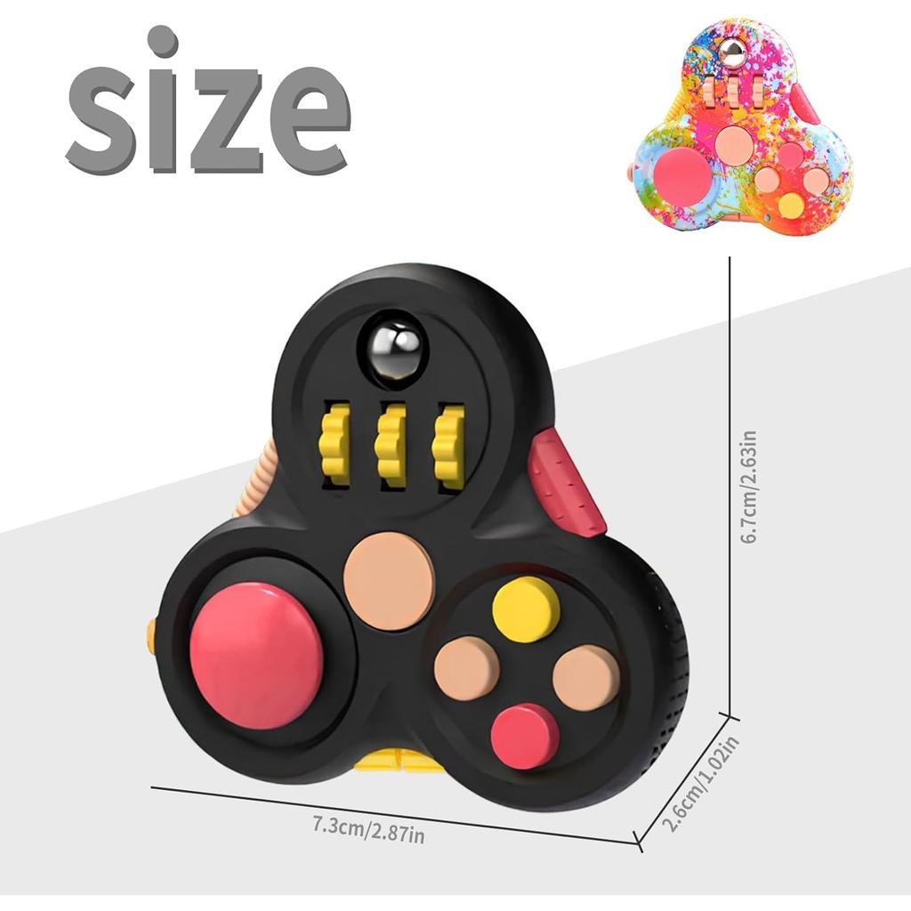 Fidget Toys, Fidget Pad Fidgets, Autism Figette Cubes, Cool Fidget Clicker Controller Desk Toys, Anxiety Relief Stress ADHD Toys, Sensory Fidget Cubes