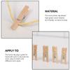 200/50 stücke Mini Foto Clip DIY Handgemachte Handwerk Clip Memo Papier Peg Wäscheklammer Holz Bild Schellen Home Büro Dekoration clips