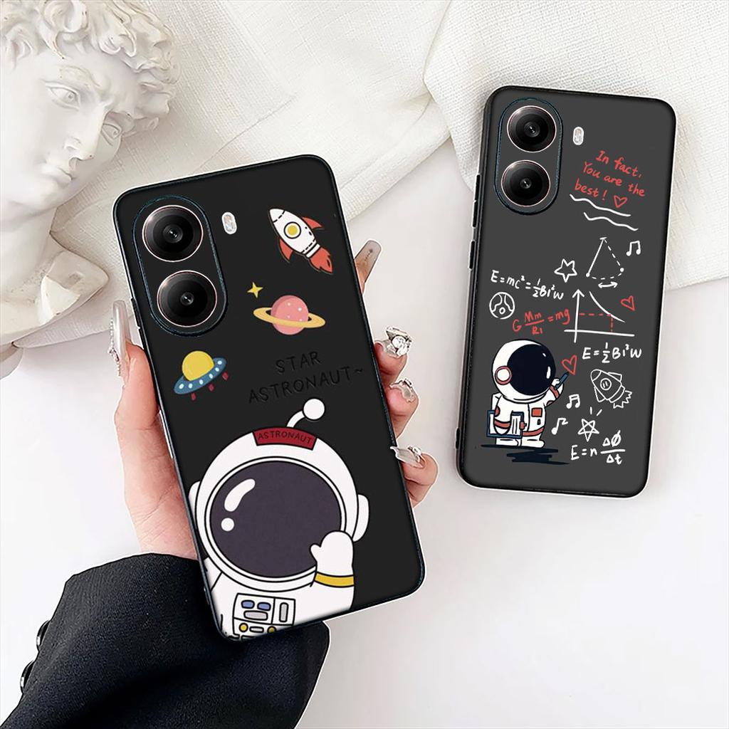 Galaxy Moon Heaven Astronaut Stars Cover for Motorola Moto Edge 70 60 Fusion NEO Pro G Stylus G56 G96 G52 G04 G05 20 Phone Case