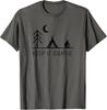 Camping T-Shirt - Minimalist Keep It Simple Outdoor Gift T-Shirt