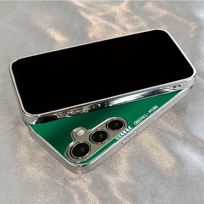 New Dark green texture Exquisite PhoneCase for Samsung Galaxy S26 S25 S24 S23 S22 S21 FE Ultra Plus  Men women Built-in glass