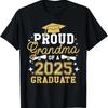Stolze Oma eines Absolventen 2025 Abschluss T-Shirt