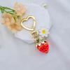LeChengMM Strawberry Keychain Creative Heart-Shaped Strap Daisy Bag Charm