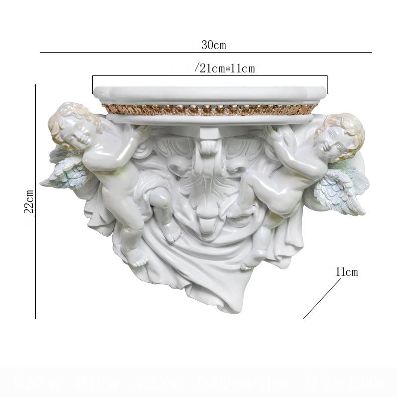Înger European Creativ Rășină Raft de Perete Autocolant de Perete Cameră Acasă Pridvor Raft de Perete Autocolant Decor Cadouri de Nuntă Hotel Picturi Murale de Perete