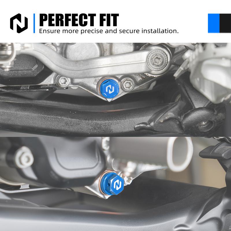 NICECNC For Husqvarna TE 300 TE 250 FE 450 FE 501 2014-2025 Magnetic Oil Drain Plug Bolt For GasGas EC 300 EC 250 2021-2025