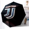 1 Stück Robuster Automatikschirm mit 8 Speichen, Juventus Fußballclub Schirm, Digitaldruck, Faltbarer Schirm für Unterwegs im Freien