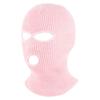 Men's Winter Warm Acrylic Knit Balaclava: Three-Hole Hat & Face Mask for Fishing & Cycling