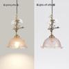 OEING Bedroom Bedside Flower Pendant Light
