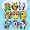Digimon Cute Elf Metal Brooch: Cartoon Backpack & Clothing Accessory Badge