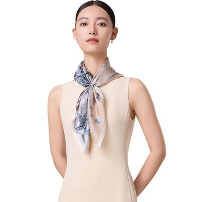 Shanghai Story 100% Mulberry Silk Square Scarf
