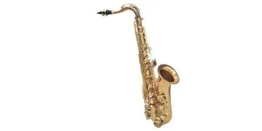 

PLAYTECH Tenor Saxophone Yellow Brass Equipped with Metal Thumb Hook and Hard Steel Spring Semi-Hard Case Included