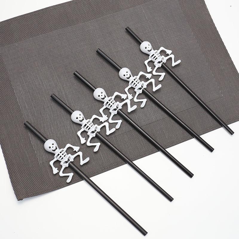 Halloween Decorations, Bars, KTV Restaurants, Halloween Decorations, Pumpkin Straws, Halloween Straws, Party Supplies