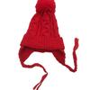 Kids Children Knit Hat Solid Color Ear Flaps Cap Boy Girl Warm Beanie Bonnet