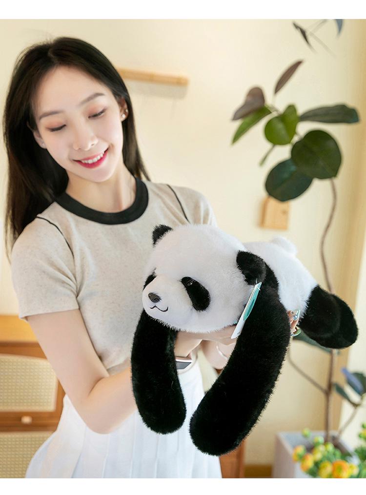 Soft Plush Pet Soothing Back Hug Doll - Cute Lying Pose, Perfect Birthday Gift
