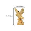 Eagle Statue Animal Figure Resin Sculpture Creative Ornament for Home Office Bookshelf Living Room