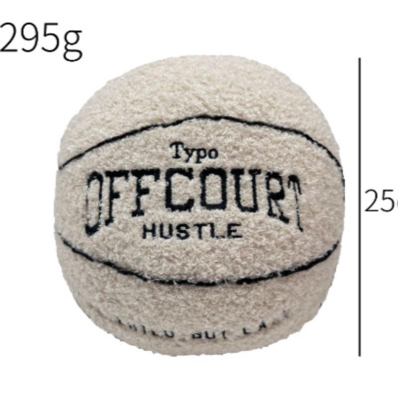 

Креативная плюшевая подушка-мяч для куклы 25cm серый