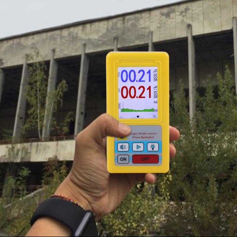 Small Size Radiation Detection Meter Long Lifespans Plastic Housing Ideal for Material Testing and Safety Checking