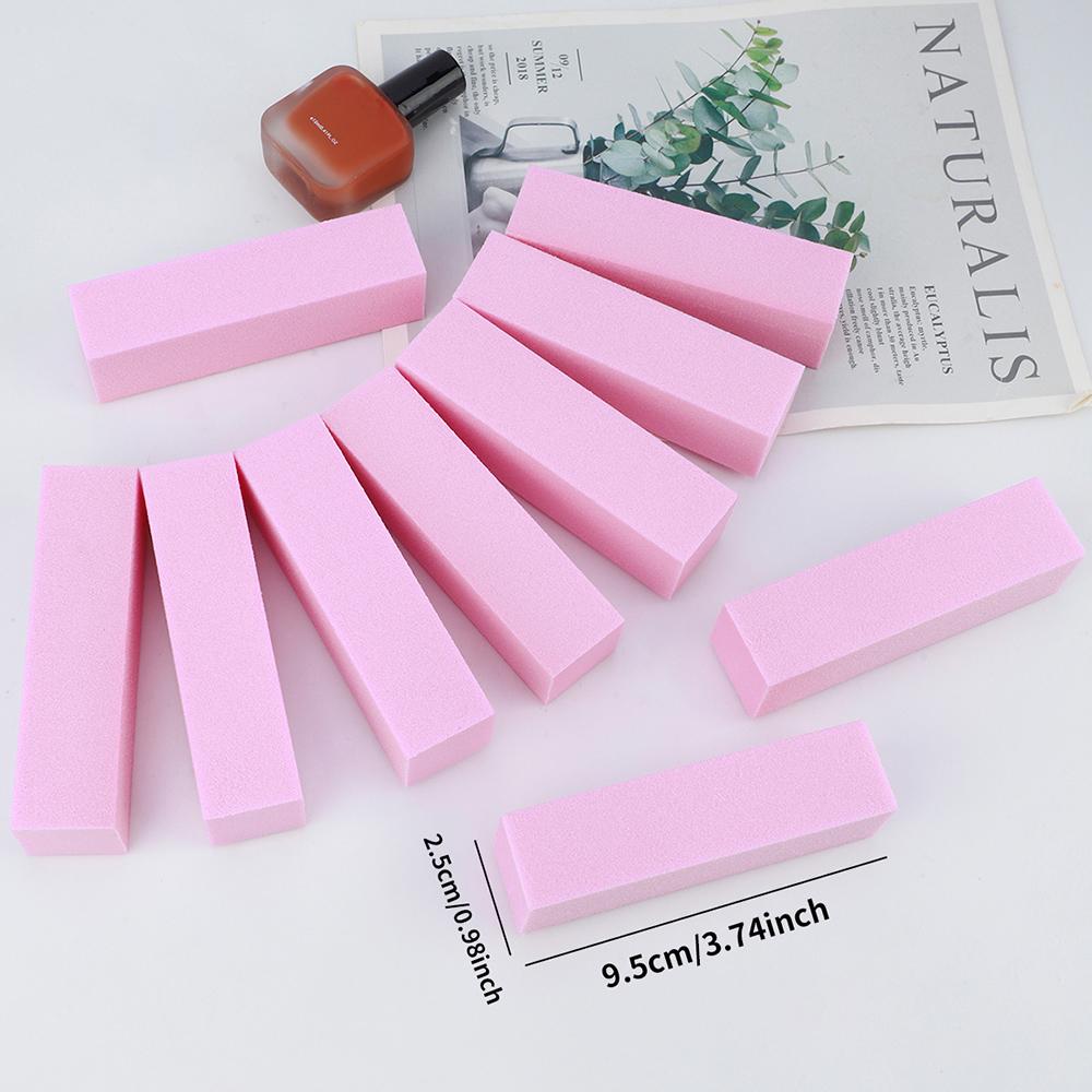 10Pcs Nail File Polish Block Matte Nail Art Polish Strip Manicure Care Sponge Nail Art Buffer Grindig Polishing Nail Art Tools