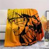 Coperta in Flanella con Motivo Naruto Uzumaki, Alta Qualità, Confortevole per Tutte le Stagioni, Decorazione per la Casa, Calore e Comfort, Perfetta per Regali.
