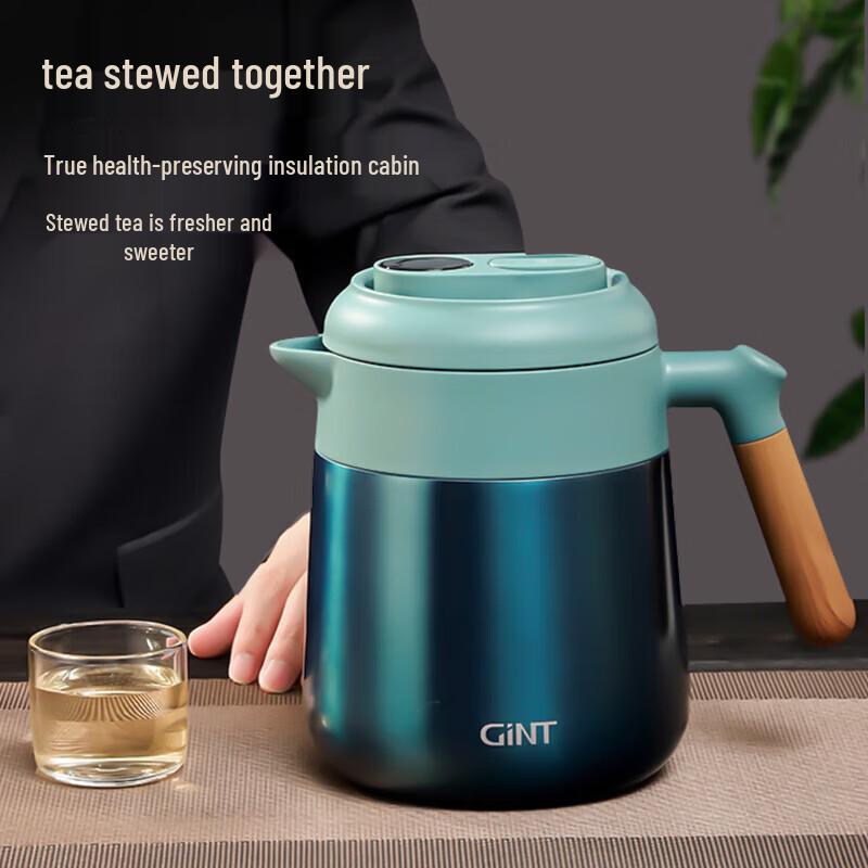 Jiate 1.5L Stainless Steel Insulated Tea Pot