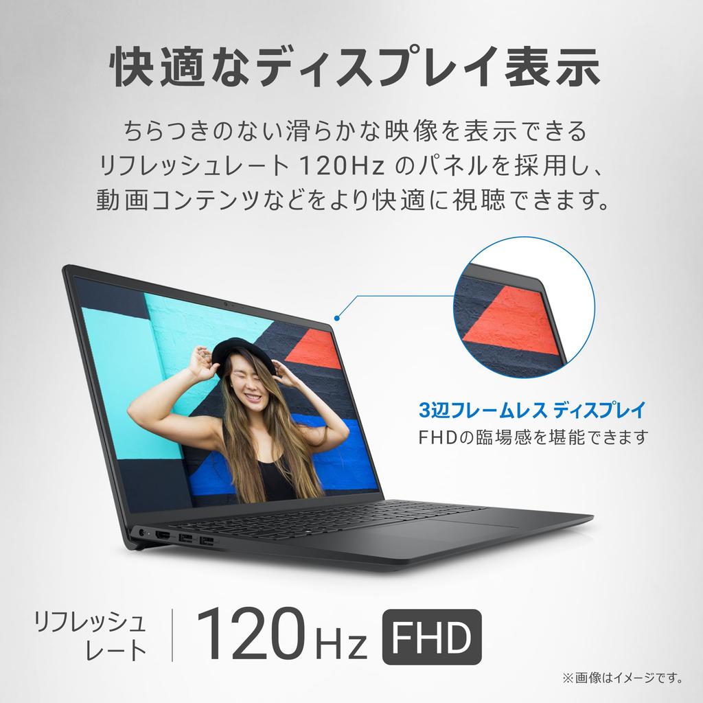 Dell Inspiron 15 3520 Intel Core 16GB 512GB Office Windows Carbon Repair Service 15.6-inch Laptop, i5-1235U, Memory, SSD, 2021, 11, Black, 1-Year