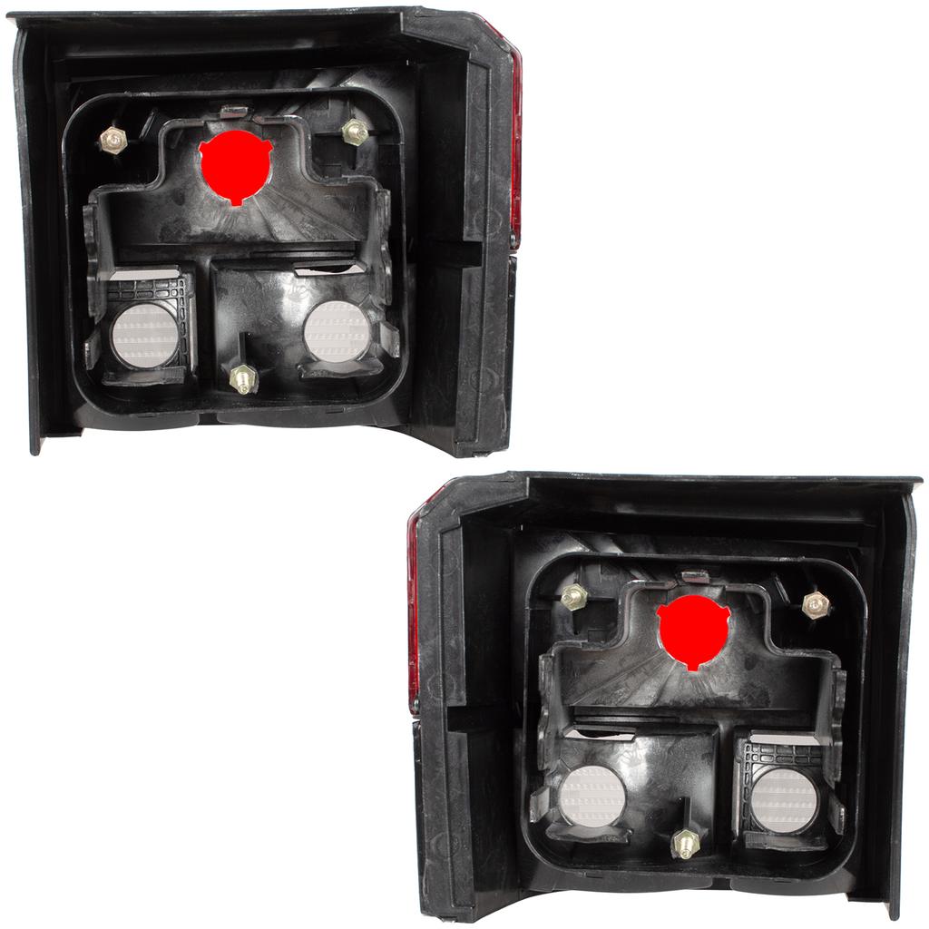 VW T4 90-04 BUS Smoked Rear Taillights Left & Right Set