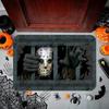 Halloween Skull Welcome Entrance Doormat Home Decoraions Carpet for Living Room Kitchen Non-slip Doormat Bathroom Foot Pad