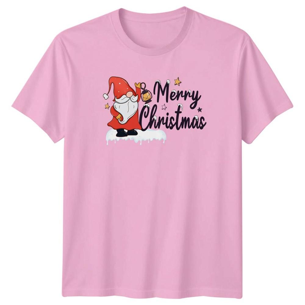 Merry Christmas Gnome Lantern Holidays Unisexs TShirt Unisexs Graphic Tee Festive