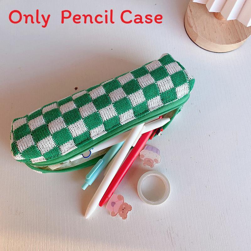 Canvas Pen Case For Students With High Capacity And Stylish Design For Middle School And High School Use