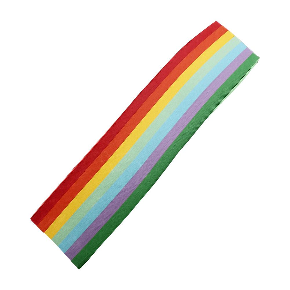 540 Blatt Origami-Sterne-Papierstreifen, 27 Farben, Faltpapier, bunt, doppelseitig, Glücksstern-Origami, DIY-Handkunst, Heimdekoration