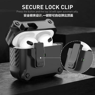 Nadaje się do etui ochronnego na słuchawki airpodsPro3 Bluetooth, etui na słuchawki zapobiegające upadkowi, osłony kulowej, etui na słuchawki Apple airpods3
