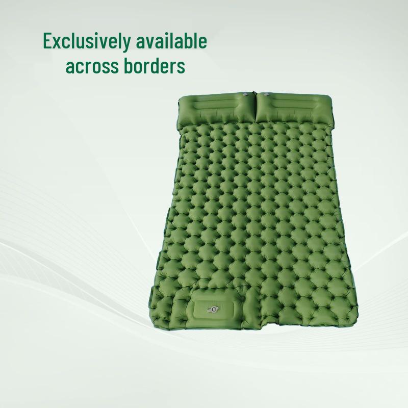 Portable Lightweight Outdoor Inflatable Camping Mattress: Moisture-Proof Air Pad for Car and Camp Use