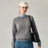 Zhaojun Women's 2025 A/W Semi-High Collar Cashmere Sweater