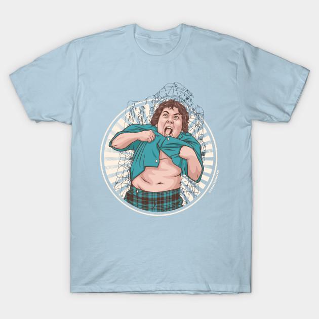 

Men Black Print T-shirt Truffle Shuffle Goonies No-Cut Transfer Paper Print Cotton Tshirt S