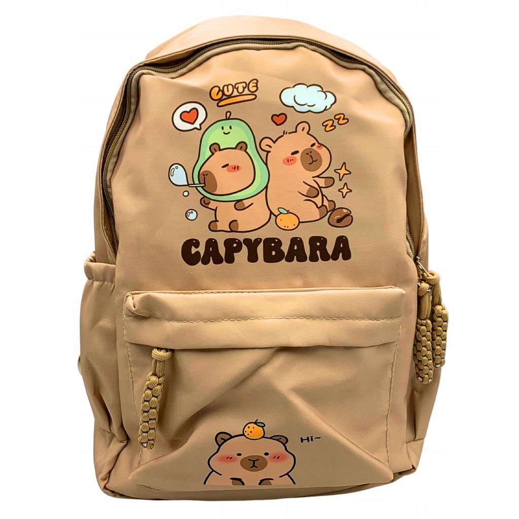 Kapybara Backpack For School School Urban Travel Roomy Kapybarka