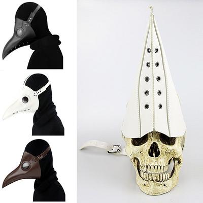 Cosplay Props Long Nose Beak Steampunk Bird Mask Funny Plastic Plague Doctor Mask Cartoon Halloween Bird Mask Nightclub