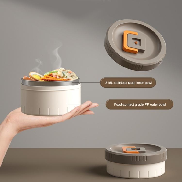 Stackable Lunch Jar with Handle Portable Leak Proof Bentos Box Stainless Steel Vacuums Insulated Food Container