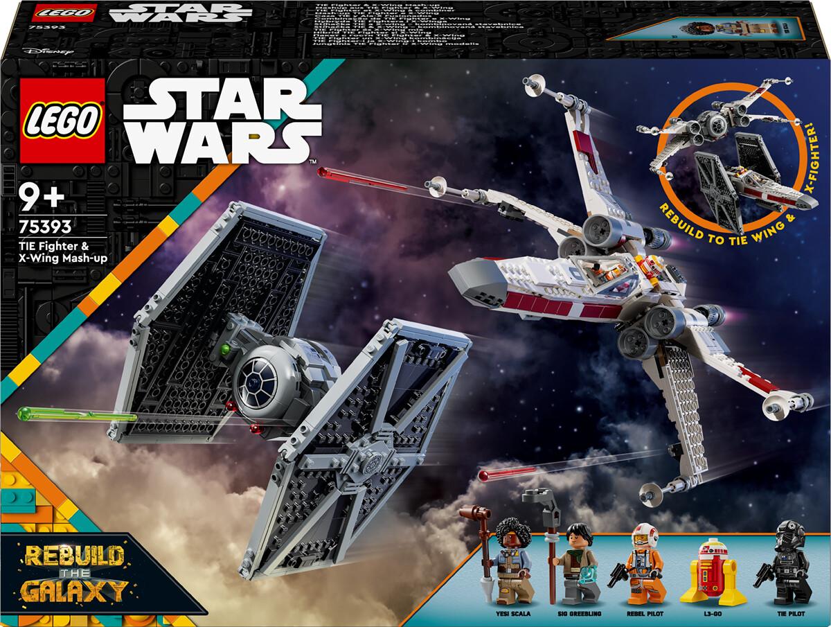 

LEGO конструктор Star Wars «Звёздные войны» – Космический корабль – TIE Fighter & X – Wing Mashup (75393)